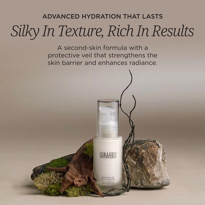 Colleen Rothschild Moisture Veil Silk Emulsion Face Moisturizer with Hyaluronic Acid & Ceramides – Hydrating, Barrier-Supporting, Radiance-Boosting Cream