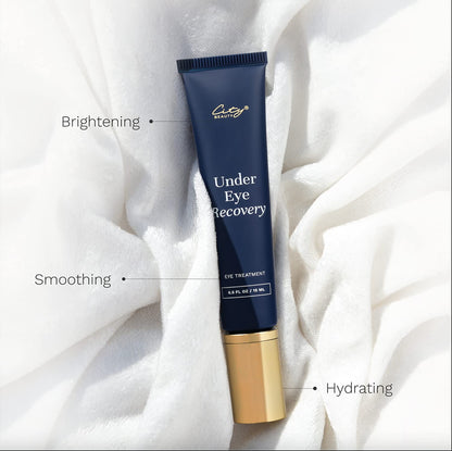 City Beauty Under Eye Recovery - Anti-Aging Eye Cream - Smooth & Brighten - Natural Formula with Peptides - Solution For Dark Circles & Wrinkles - Clean & Cruelty-Free Skin Care