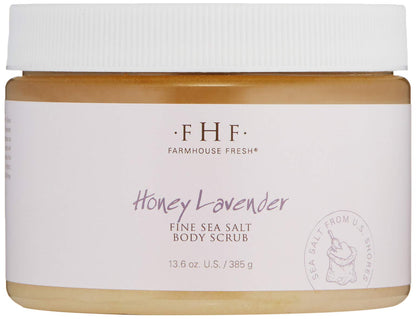 Farmhouse Fresh Honey-Lavender Fine Grain Salt Scrub 13.6 oz.