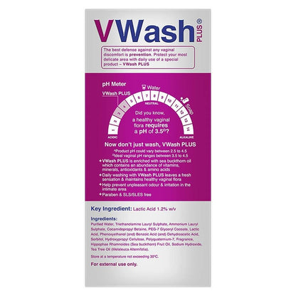 VWash Intimate Hygiene Wash (200 ml)