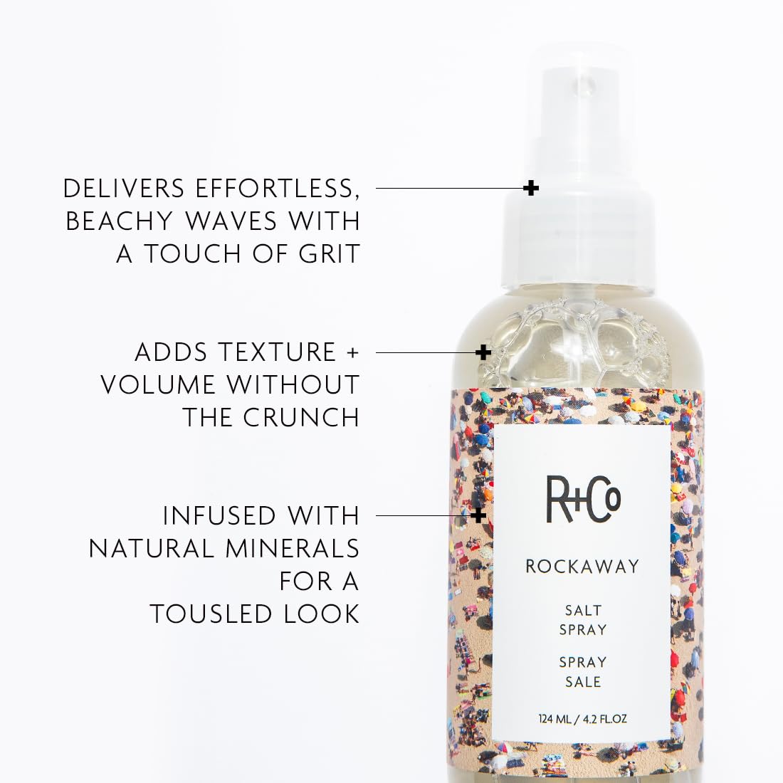 R+Co Rockaway Salt Spray, Adds Volume and Hair Texture