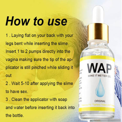 Laymoon Yoni Slime WAP Oil Nature Herbs – 100% Herbal, Organic Intimate Oil for Vaginal Tightening, pH Balance & Moisture Plant-Based Feminine Care Essential Oil, 30ml