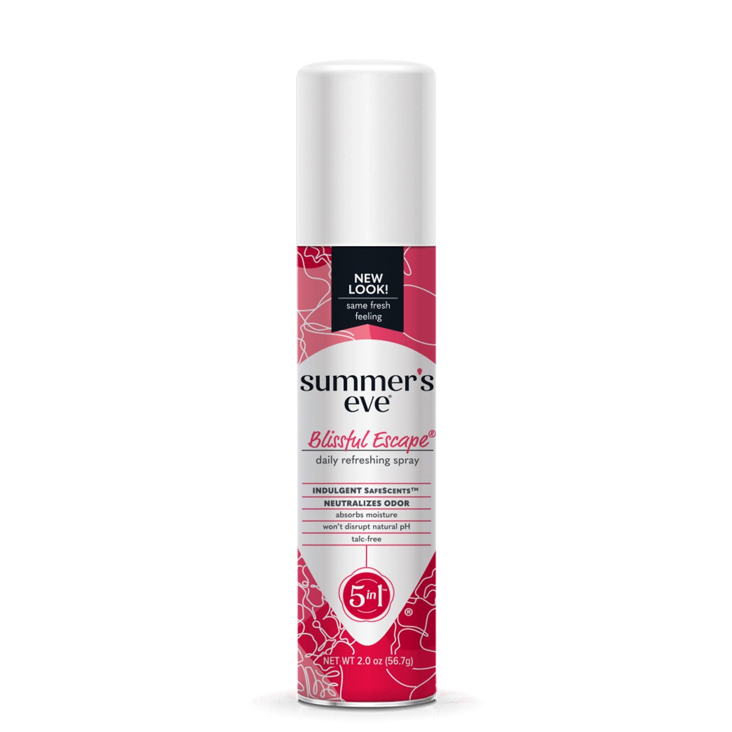 Summer's Eve Blissful Escape Feminine Spray 2 oz and Wipes 12 Count