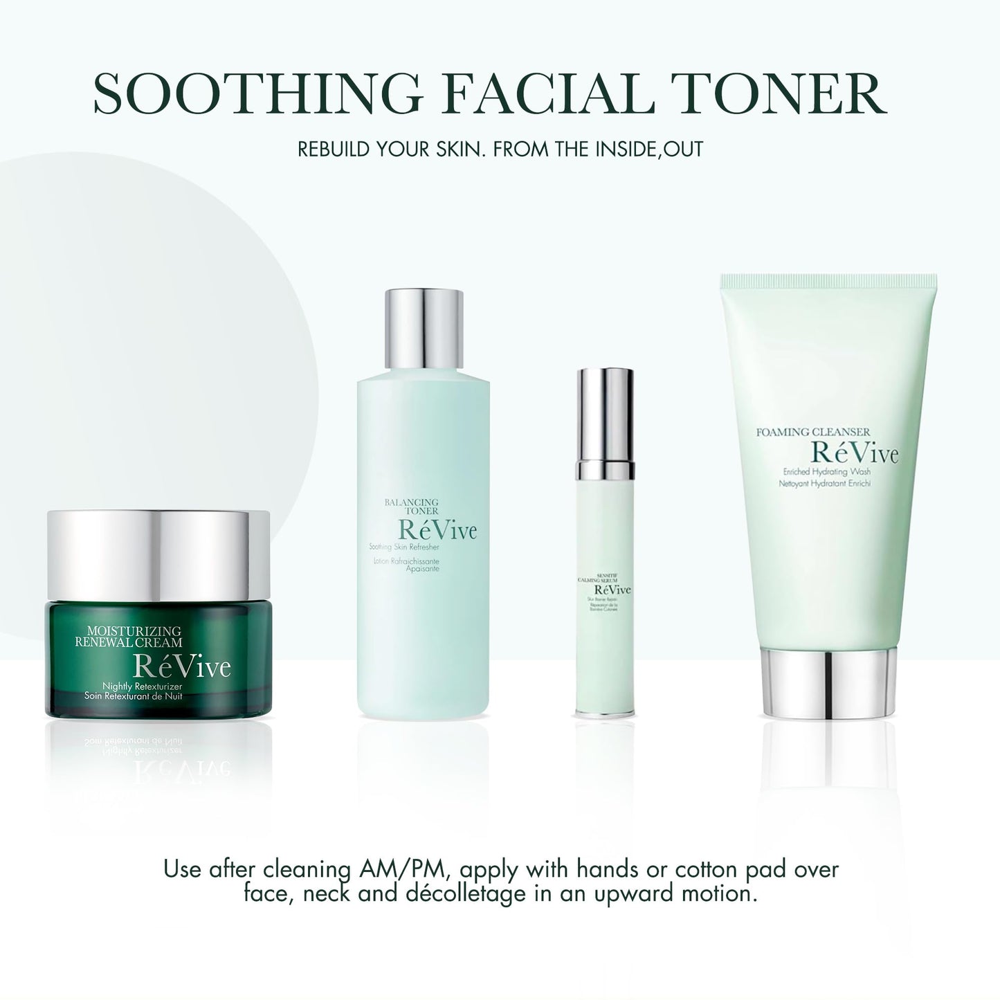 RéVive Balancing Face Toner - Soothing Facial Toner & Makeup Remover - Gently Exfoliates Skin for a Smoother and More Supple Texture - Enriched with Chamomile Flower (6 fl oz)