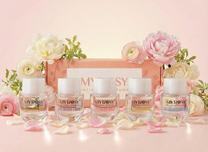 My Complete Ritual Set – Deodorizing Perfume Oil for Women – Intimate Fragrance & Odor Control – Long-Lasting Feminine Scent with Botanical Oils – 5 x 0.2 fl oz – Fresh Daily Confidence