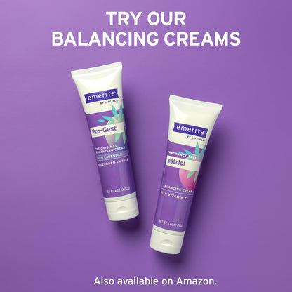 Emerita Intimate Moisturizer - Personal Care for Vaginal Dryness, Vulva Balm, Water Based Cream with Aloe Vera Gel for Vaginal Moisture and Comfort, Estrogen and Paraben Free - 4 fl oz