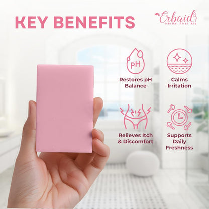 Yoni Soap – pH Balance Feminine Wash for Odor Control & Hydration – Gentle Yet Effective Vaginal Wash for Daily Intimate Hygiene – Natural Cleansing & Moisturizing Vagina Soap for Women, Made in USA