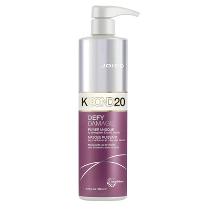 Joico Defy Damage KBOND20 Power Masque | For Stronger, Hydrated Hair | Color-Safe | Rebuild & Protect Bonds | Paraben-Free | Animal-Test Free Formula
