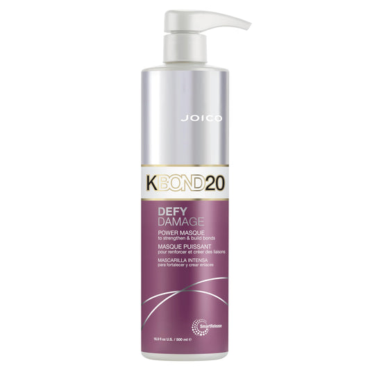 Joico Defy Damage KBOND20 Power Masque | For Stronger, Hydrated Hair | Color-Safe | Rebuild & Protect Bonds | Paraben-Free | Animal-Test Free Formula