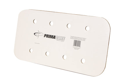Primacare IS-5412 Padded Cardboard Splint Wrist Brace or Leg Support for Adults and Kids, Emergency First Aid Kit with Punch Holes, Radiolucent and MRI Compatible Cushioning Foam, 12"