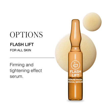 GERMAINE DE CAPUCCINI | OPTIONS - Flash Lift Vial - Facial Serum Ampoules - Perfect and long-lasting makeup finish - Minimizes signs of fatigue and reduces wrinkles - 5 vials of 1 ml each