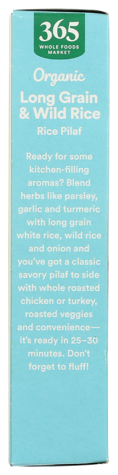 365 by Whole Foods Market, Organic Long Grain & Wild Rice Pilaf, 6 Ounce