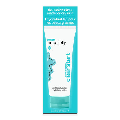 Dermalogica Clear Start Cooling Aqua Jelly (2 Fl Oz) Lightweight Gel Moisturizer For Oily Skin - Deeply Hydrate & Reduce Excess Oil for Dewy Glow With No Shine