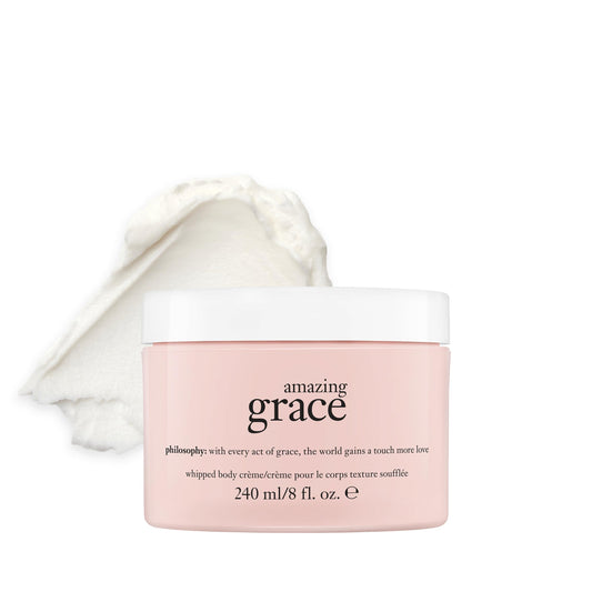 philosophy whipped body crème-luxury scented body lotion-formulated with shea butter&natural oils for fast absorbing hydration-skin feels soft and smooth-suitable for all skin types
