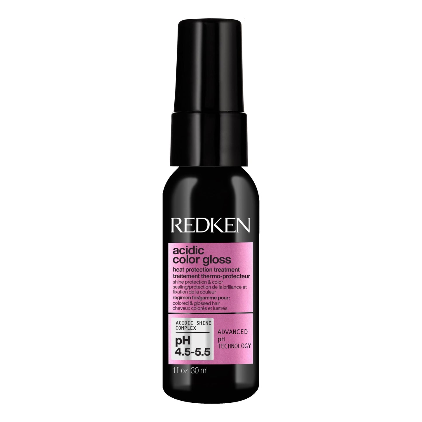 Redken Acidic Color Gloss Heat Protection Leave-In Treatment Spray For Color-Treated Hair - Conditions and Adds Shine, With Heat Protection
