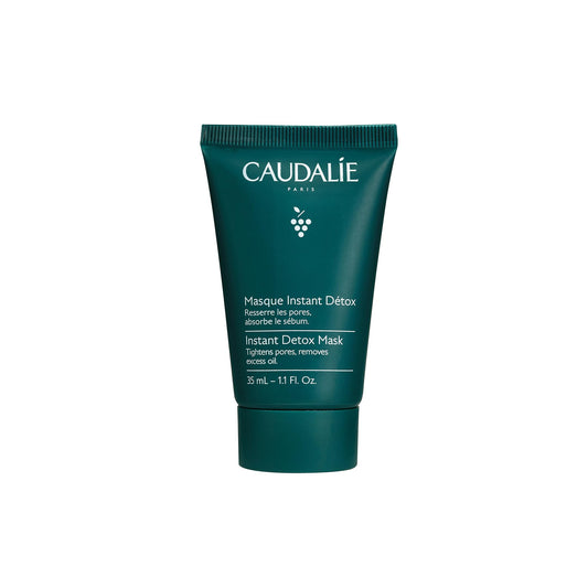 Caudalie Instant Detox Mask Pore Minimizing - Visibly Eliminates Excess Sebum and Visibly Tightens Pores in as Little as 10 Minutes
