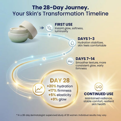 SEACRET Minerals Bio Skin Glow Advanced Radiance Cream, Deeply Hydrating Facial Moisturizer, 1.7 Fl Oz / 50 ml
