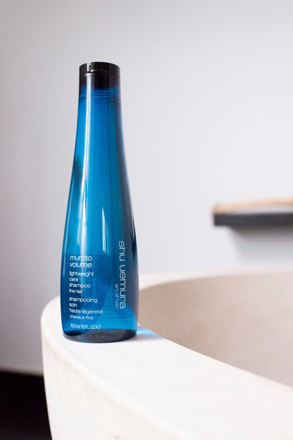 shu uemura art of hair Muroto Volume Lightweight Care Shampoo - Adds Shine and Volume, Protects Fine Hair
