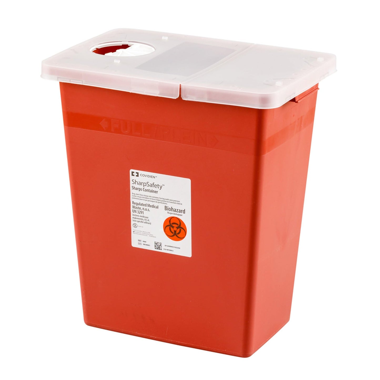 SharpSafety Sharps Container 8 gal. Vertical Entry Case of 10