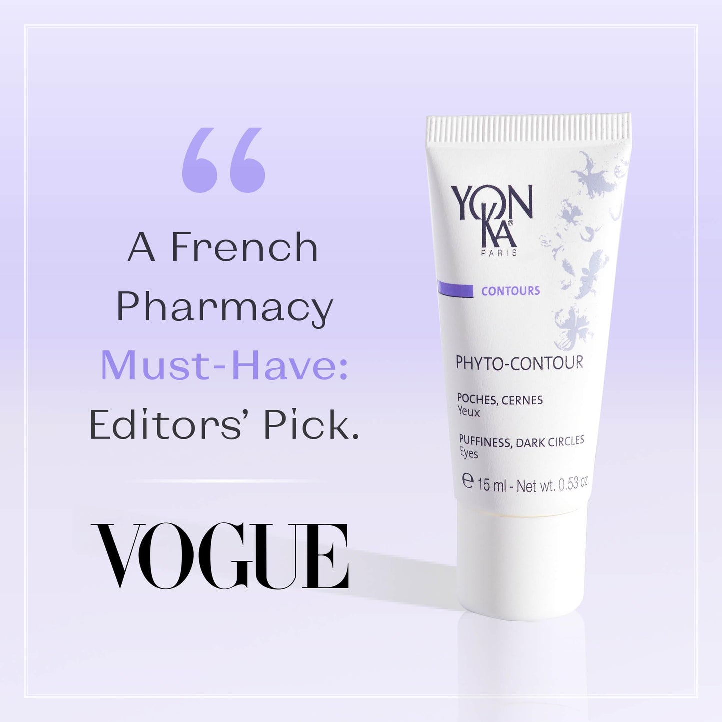 Yon-Ka Phyto-Contour Eye Cream (200 ml) Anti-Aging Under Eye Cream for Dark Circles and Puffilness, Tone and Firm with Vitamin E and Aloe Vera, Paraben-Free