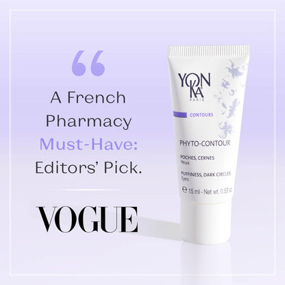 Yon-Ka Phyto-Contour Eye Cream (200 ml) Anti-Aging Under Eye Cream for Dark Circles and Puffilness, Tone and Firm with Vitamin E and Aloe Vera, Paraben-Free