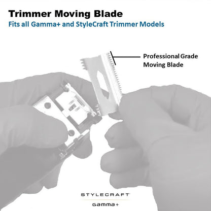 GAMMA+ Hair Trimmer Fixed Moving Blade Replacement Professional Grade