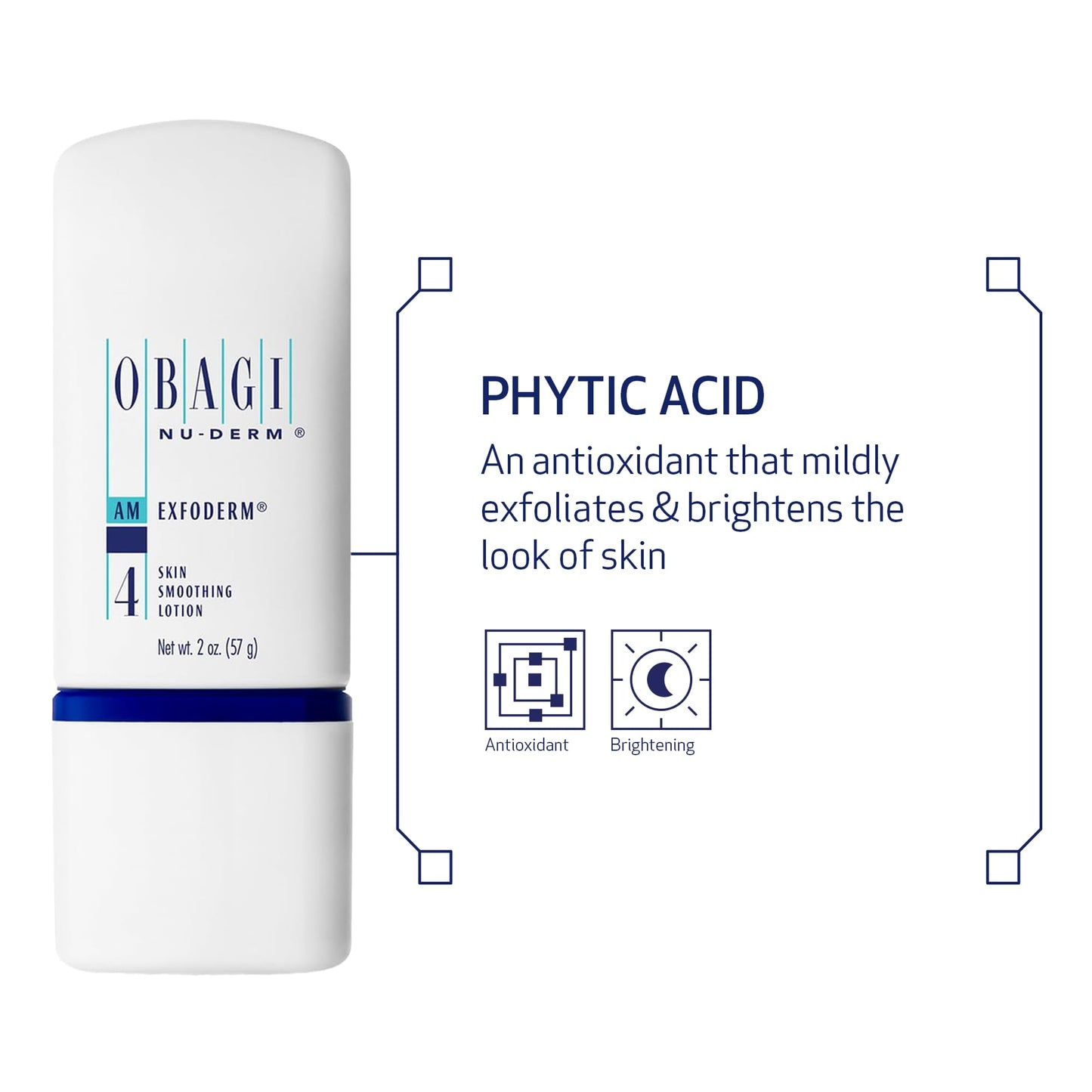 Obagi Nu-Derm Exfoderm – Lightweight Exfoliating Lotion with Phytic Acid – For Normal to Dry Skin Types