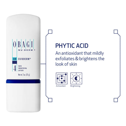 Obagi Nu-Derm Exfoderm – Lightweight Exfoliating Lotion with Phytic Acid – For Normal to Dry Skin Types