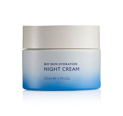 SEACRET Bio Skin Hydration Night Cream - Bio-Fermented Dead Sea Minerals with Niacinamide, Jojoba & Argan Oil - Deep Overnight Non-Greasy Hydration and Repair for Firmer, Renewed Skin, 1.7 fl oz