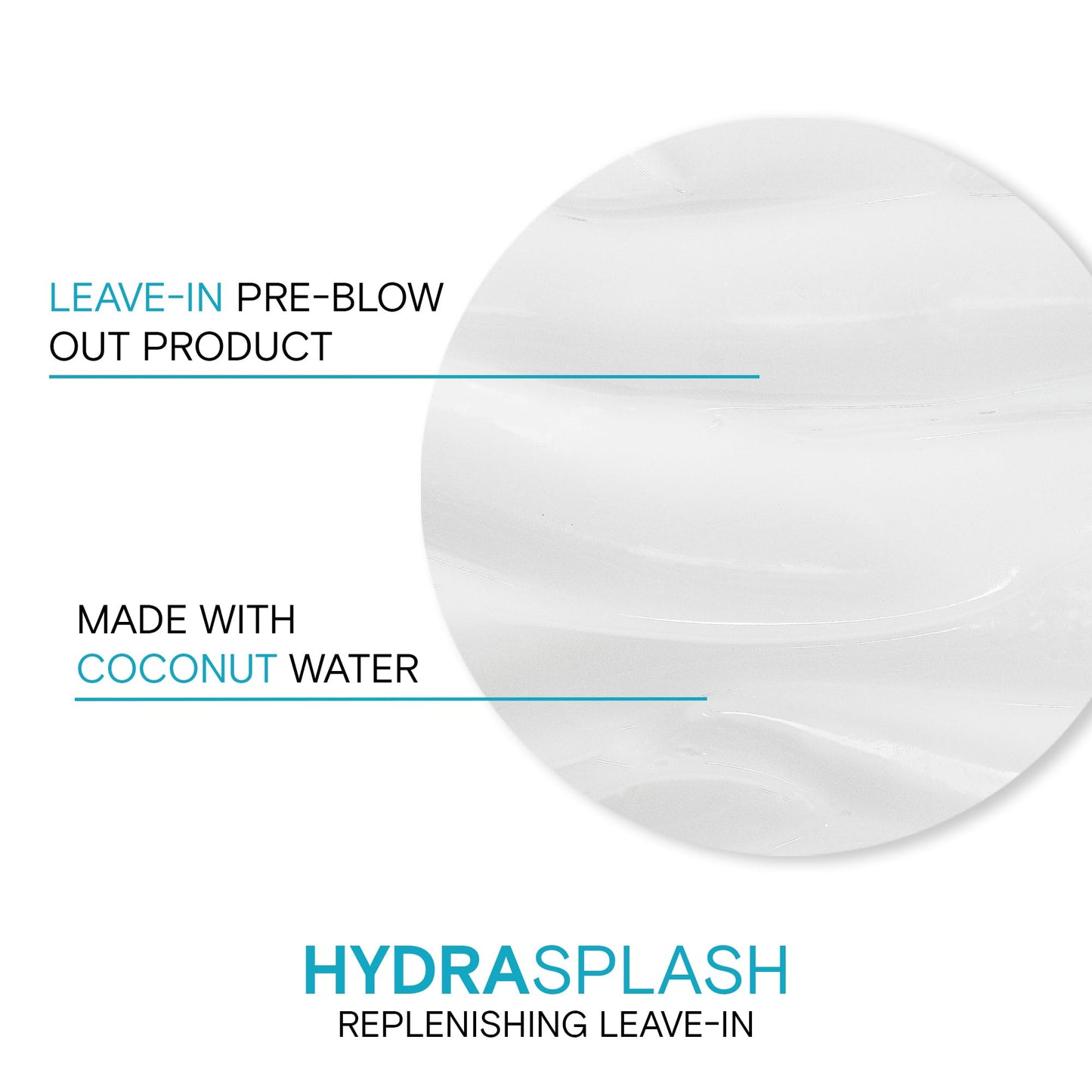 Joico HydraSplash Replenishing Leave-In | For Fine, Medium, Dry Hair | Boost Shine & Softness | Tame Frizz & Hydrate | With Sea Kelp & Coconut Water | 3.38 Fl Oz