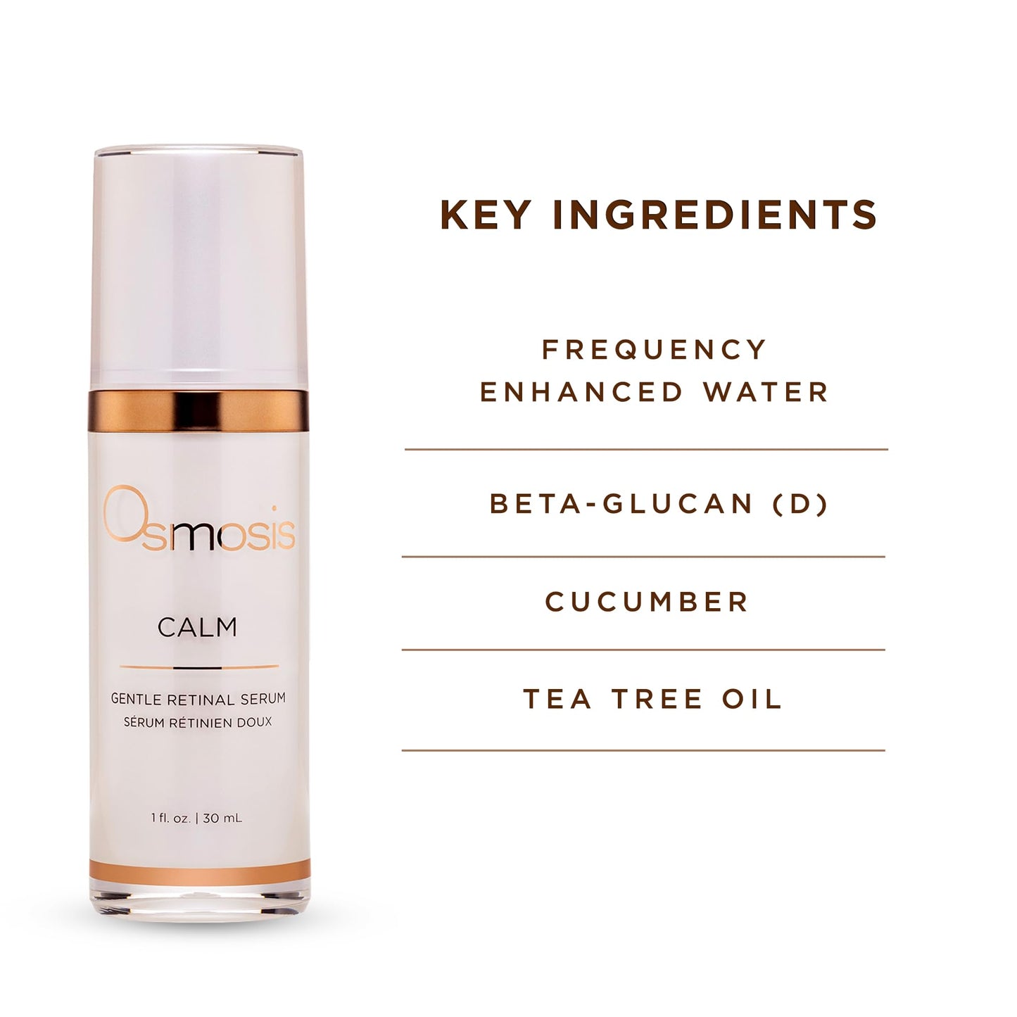 Osmosis CALM Gentle Retinal Facial Serum with Soothing Vitamin A for Aging, Sensitive, Dry, Irritated and Sensitive Skin, 1 Oz