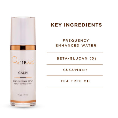 Osmosis CALM Gentle Retinal Facial Serum with Soothing Vitamin A for Aging, Sensitive, Dry, Irritated and Sensitive Skin, 1 Oz