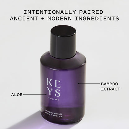 Keys Soulcare Tranquil Essence, Gentle Facial Toner Hydrates, Softens & Soothes Skin with Aloe for Healthy Complexion, Vegan, Cruelty-Free, 3.72 Fl Oz