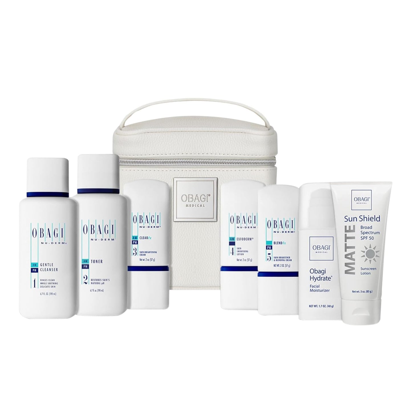 Obagi Nu-Derm Fx Skin Brightening System for Normal to Dry Skin – Noticeably Evens Out & Brightens Your Complexion – 7-Step Skincare Routine