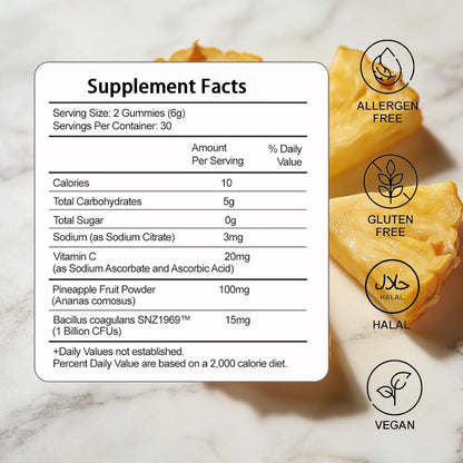 Premium Feminine Balance Gummies for Women | Hawaiian Pineapple Flavor, Daily pH Balance & Freshness Support | Vegan, Sugar-Free Gummies for Intimate Wellness, Flora & Immune Support | 60 Count