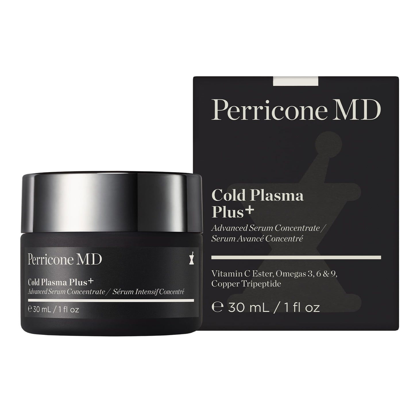 Perricone MD Cold Plasma Plus+ Advanced Serum Concentrate | Lightweight Serum | Targets fine lines, wrinkles, enlarged pores, dullness, uneven texture & tone, discoloration, redness & loss of firmness