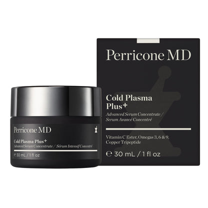 Perricone MD Cold Plasma Plus+ Advanced Serum Concentrate | Lightweight Serum | Targets fine lines, wrinkles, enlarged pores, dullness, uneven texture & tone, discoloration, redness & loss of firmness