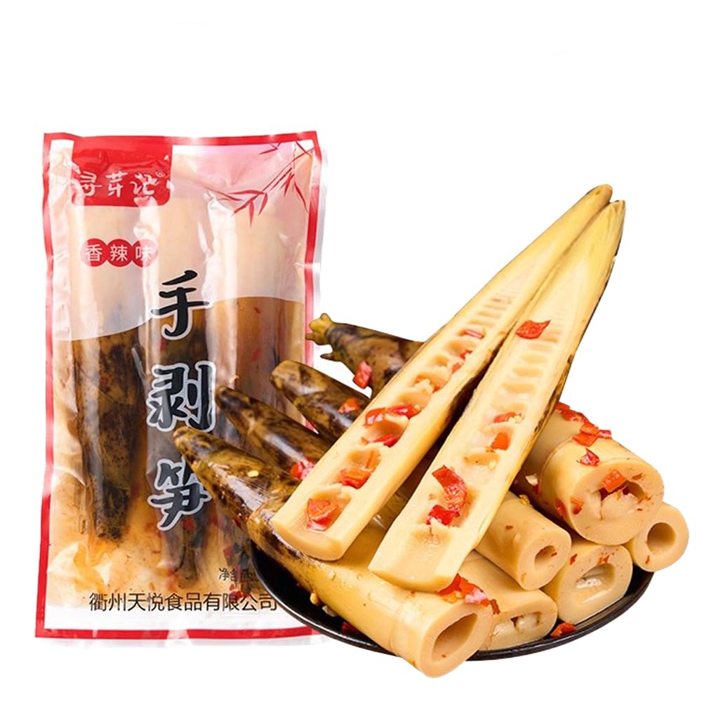17.6OZ Bamboo Shoots To Eat,Instant Spicy Chinese Snacks,Bamboo Food,Chinese Snack,Spicy Strips