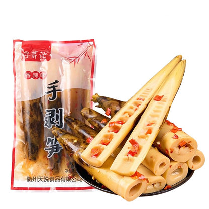 17.6OZ Bamboo Shoots To Eat,Instant Spicy Chinese Snacks,Bamboo Food,Chinese Snack,Spicy Strips