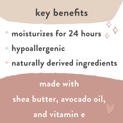 The Honest Company Mama Rock Bump Body Butter Moisturizing Stretch Mark Cream, Shea Avocado Oil, Vitamin E, Hypoallergenic and Dermatologist Tested, 4 oz