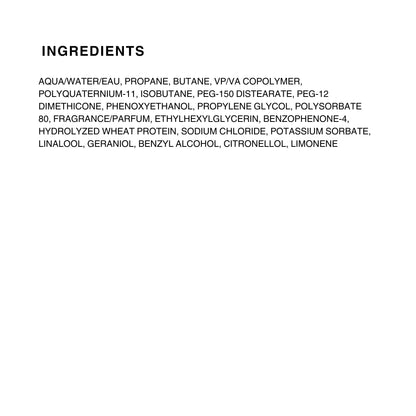Professional Volume Mousse 12 | Firm Hold Mousse | Alcohol Free | Non-drying, Non-flaking Lightweight Formula | Tames Frizz & Conditions | Thermal Protection up to 45F | All Hair Types