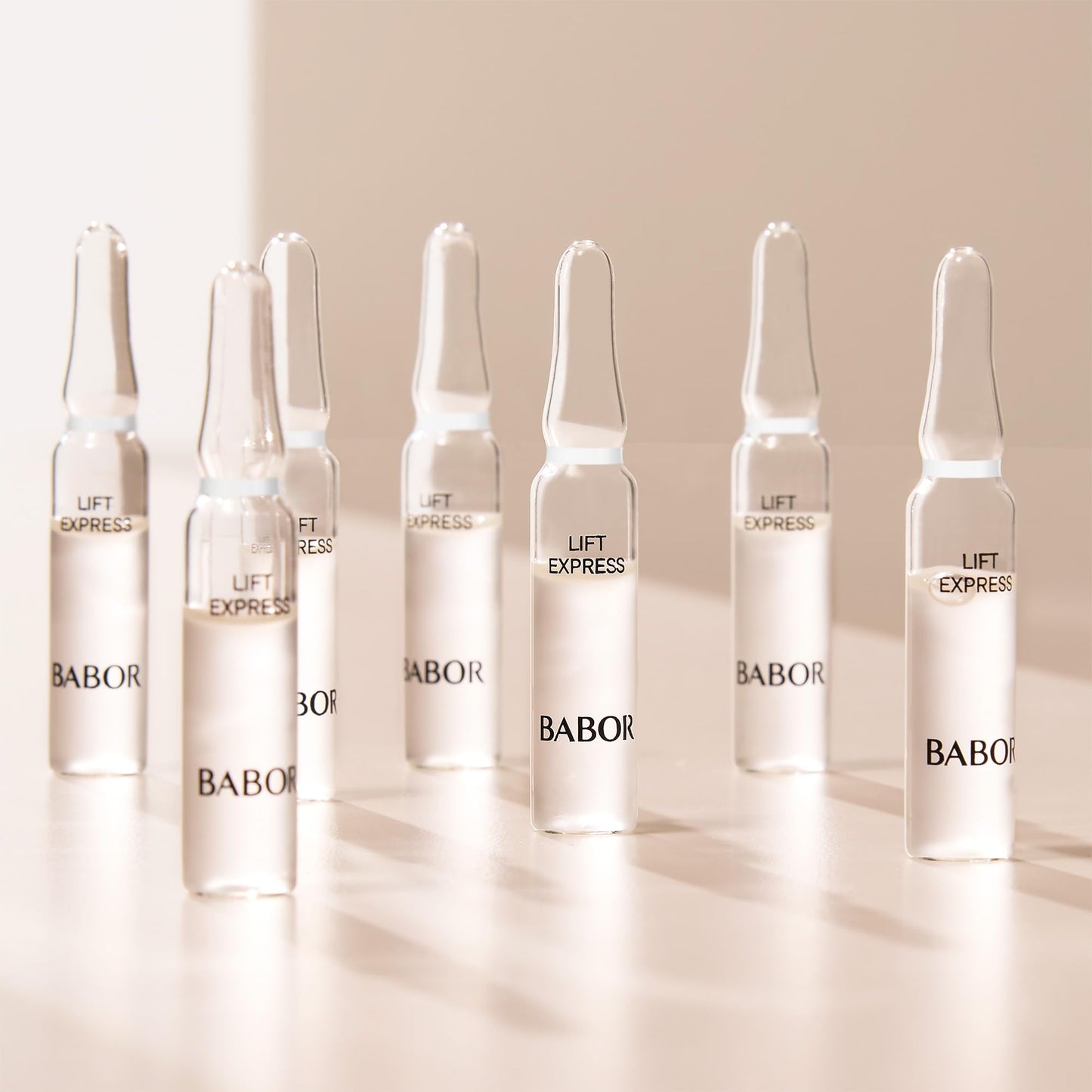 BABOR Lift Express Ampoule Concentrate, Instant Lifting Effect Fills Lines and Wrinkles Up To 6 Hours, Smoothing Skincare Capsule, Anti Aging Serum, Increase Firming & Elasticity, 7 Treatments