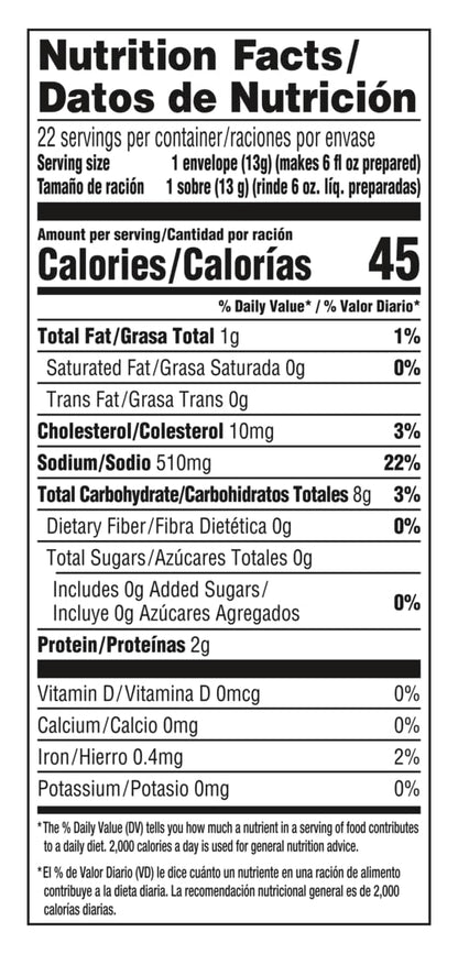 Lipton Cup-a-Soup Chicken Noodle Soup Mix 0g Trans Fat,9.9 Ounce (Pack of 4)