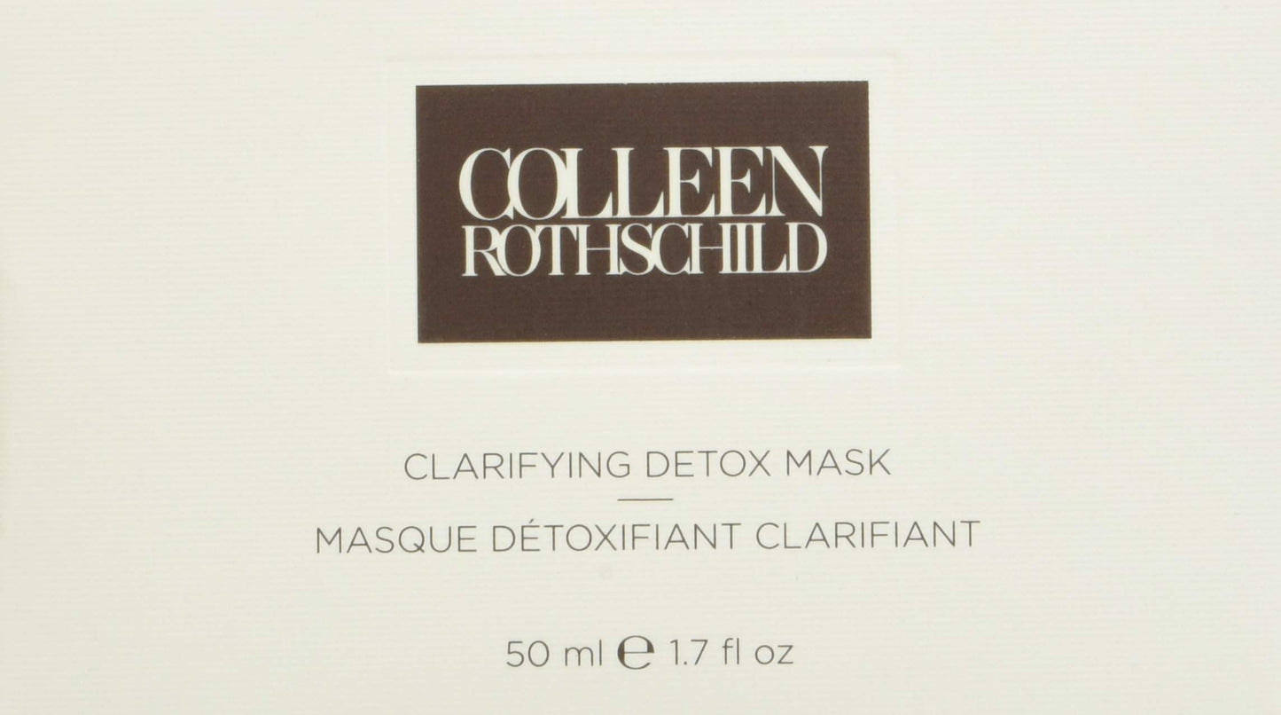 COLLEEN ROTHSCHILD Clarifying Detox Mask | Draws Out Pore-Clogging Impurities | Promotes Clear Skin | Formulated With Charcoal, Vitamin C & Glycolic Acid (1.7 fl oz)