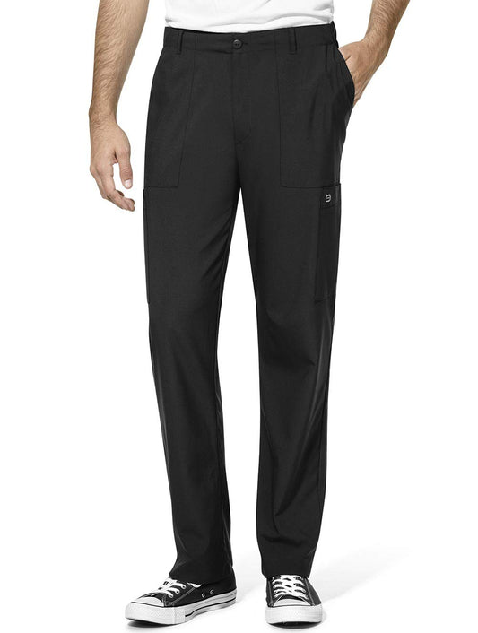 WonderWink Men's Big Men's Cargo Pocket Pant Pants, Black, 3-XLarge
