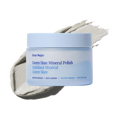 Ursa Major Green Slate Mineral Polish | Renew Appearance of Dull + Uneven Skin | Exfoliates Skin to Smooth, Refresh & Brighten | Vegan, Cruelty-Free & Non-Toxic 3.88oz