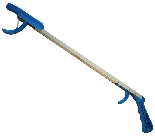Rehabilitation Advantage Reacher with Built-in Shoehorn Attachment, 32 Inches Long