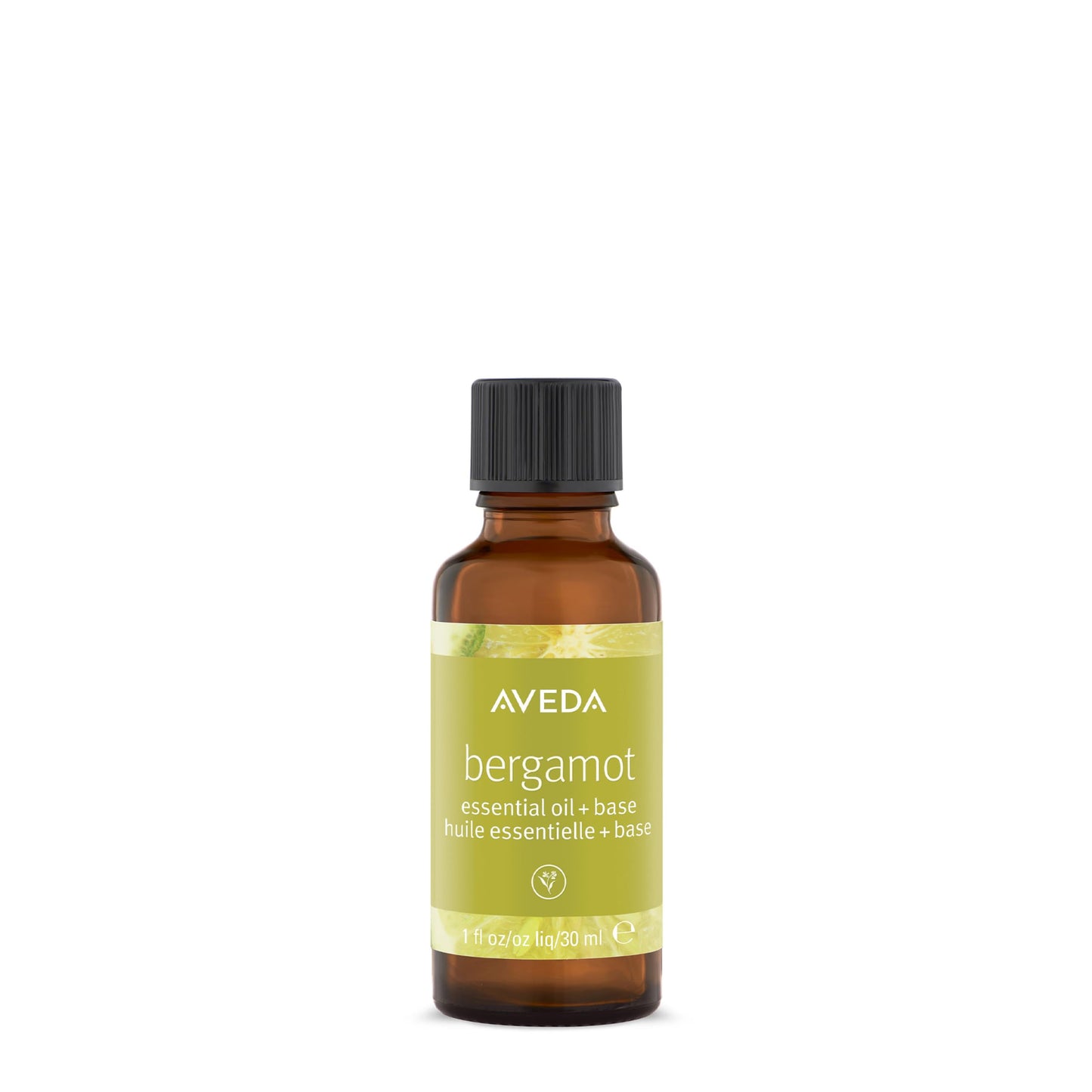 Aveda Bergamot Essential Oil + Base | Refreshing Citrus Aroma | For Body & Bath, 1 Fl Oz