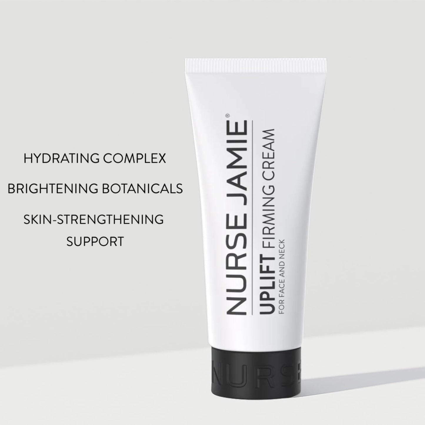 Nurse Jamie Uplift Firming Cream – Hydrating Face & Neck Moisturizer with Plant Peptides, Shea Butter & Hyaluronic Acid – Clean Beauty Formula