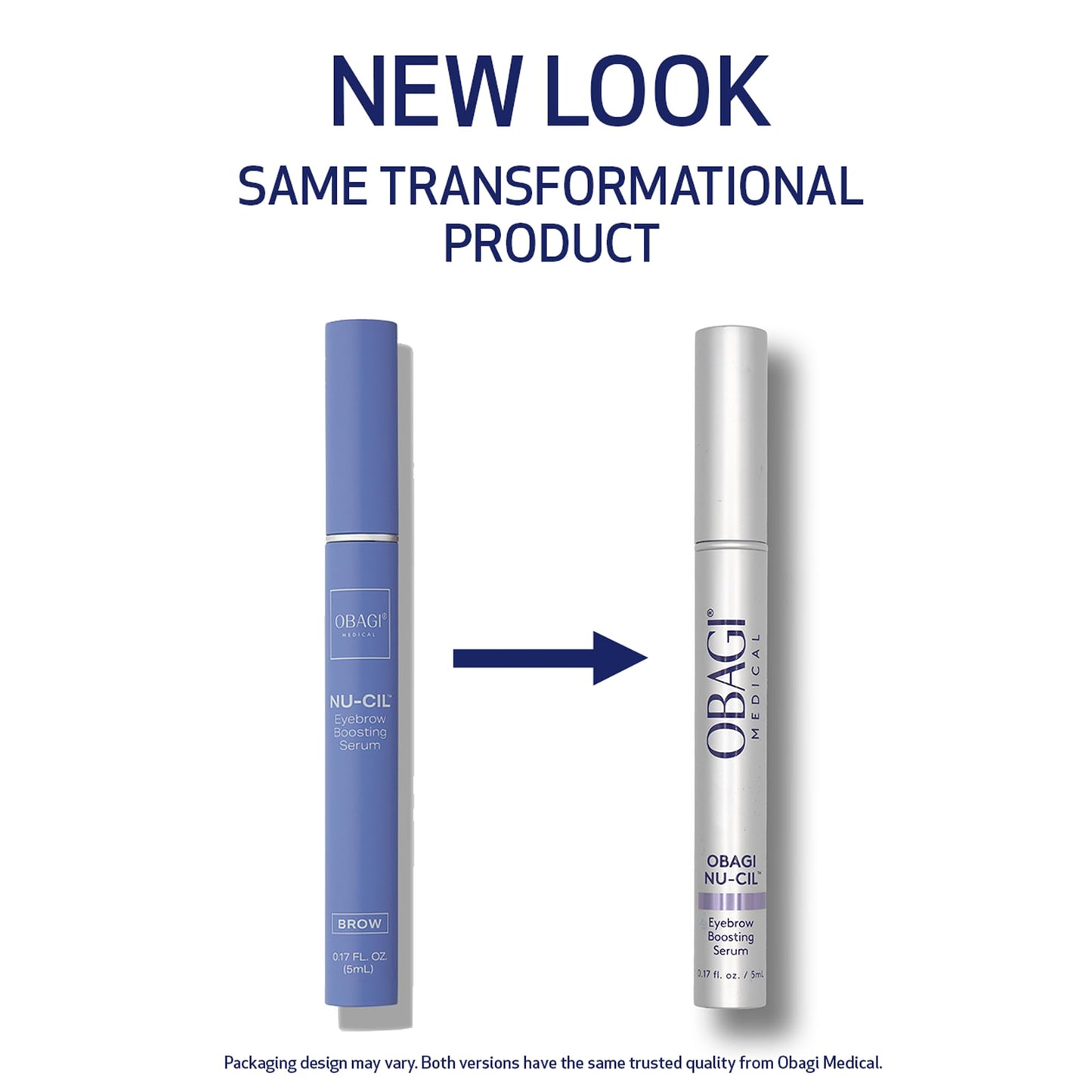 Obagi Nu-Cil Eyebrow Boosting Serum - Ultimate Eyebrow Growth Serum with Hyaluronic Acid - Dermatologist Approved for Thin, Patchy & Over-Tweezed Eyebrows - Fast Absorbing - 6ml